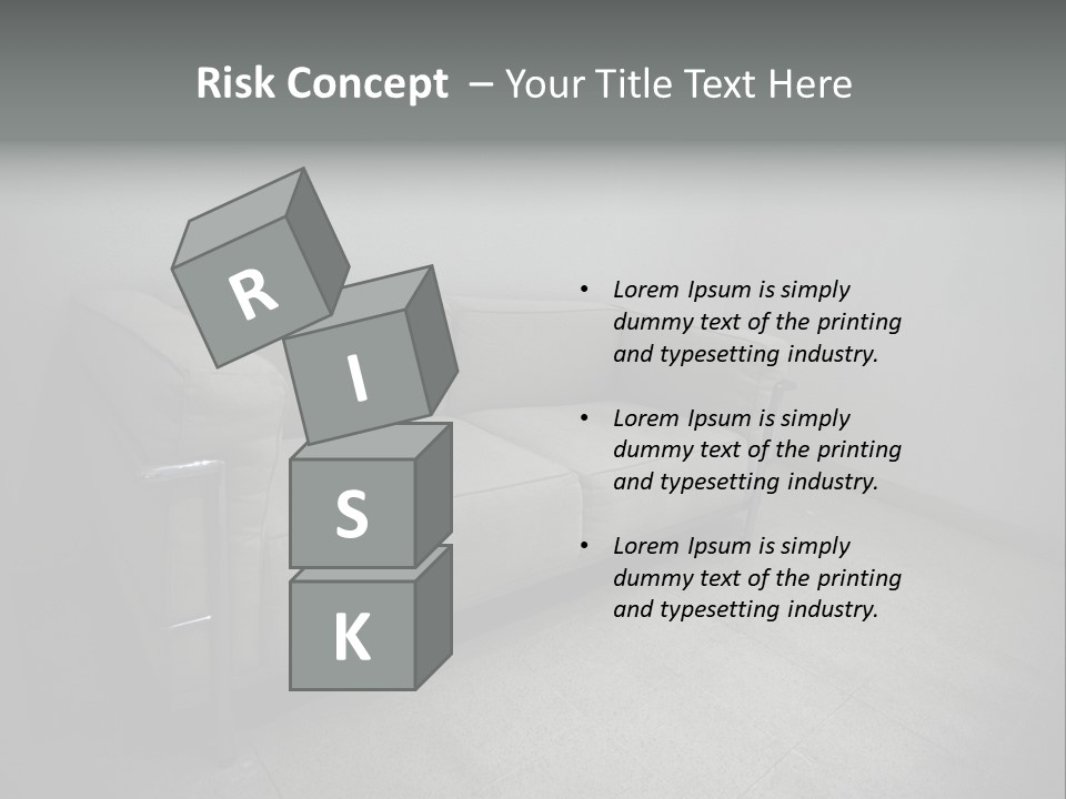 Grungy Chair Eerie PowerPoint Template