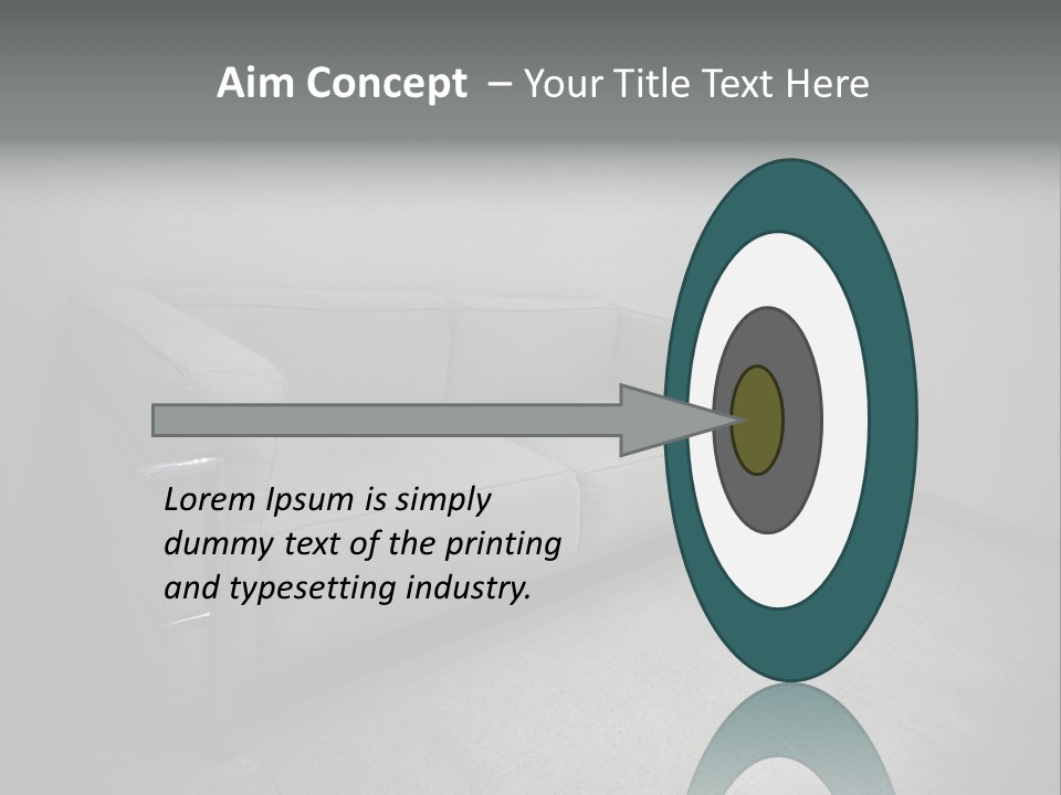 Grungy Chair Eerie PowerPoint Template
