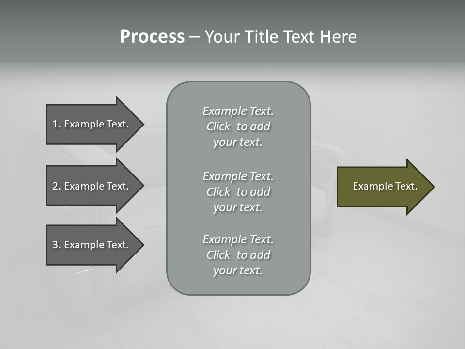 Grungy Chair Eerie PowerPoint Template