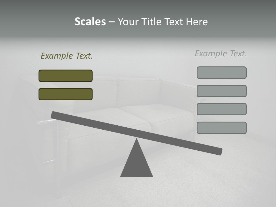 Grungy Chair Eerie PowerPoint Template