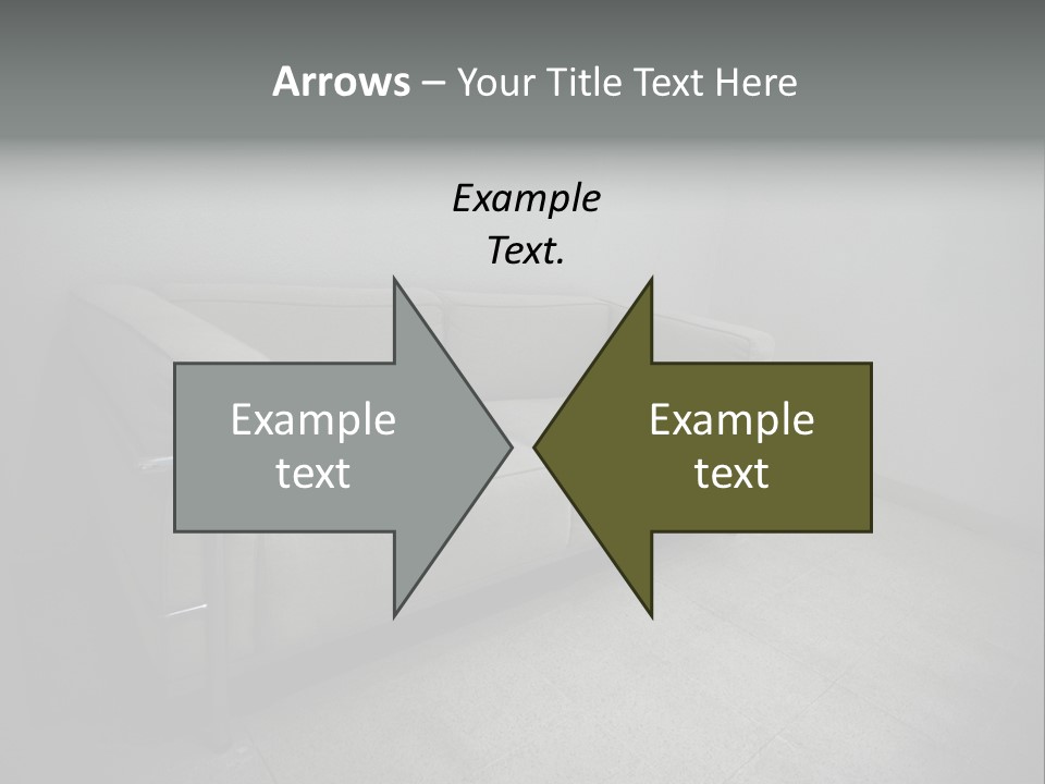 Grungy Chair Eerie PowerPoint Template
