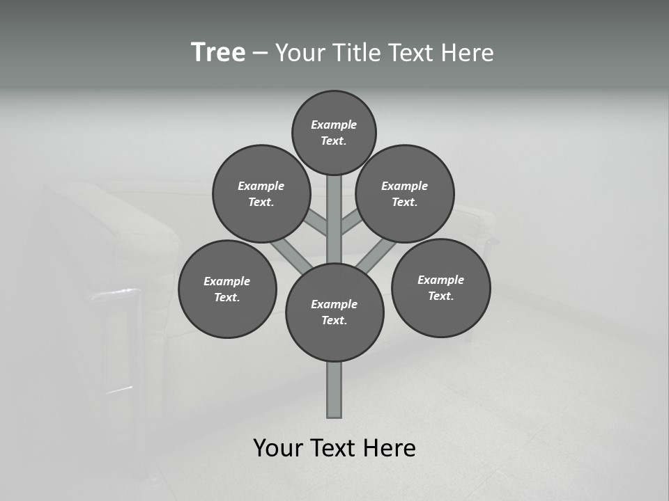 Grungy Chair Eerie PowerPoint Template