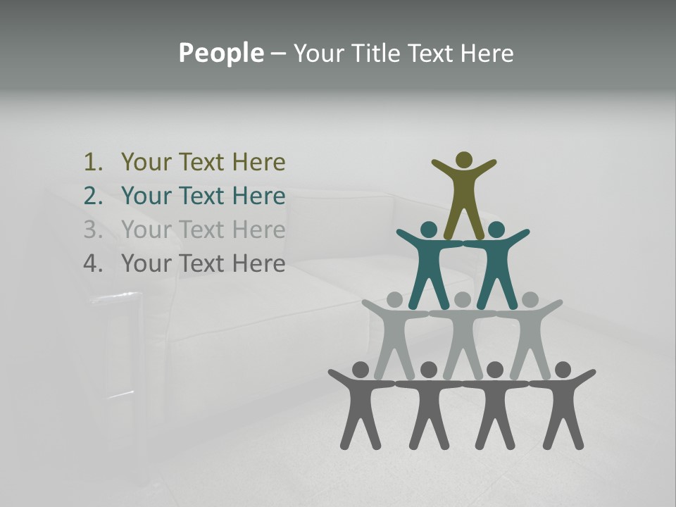 Grungy Chair Eerie PowerPoint Template