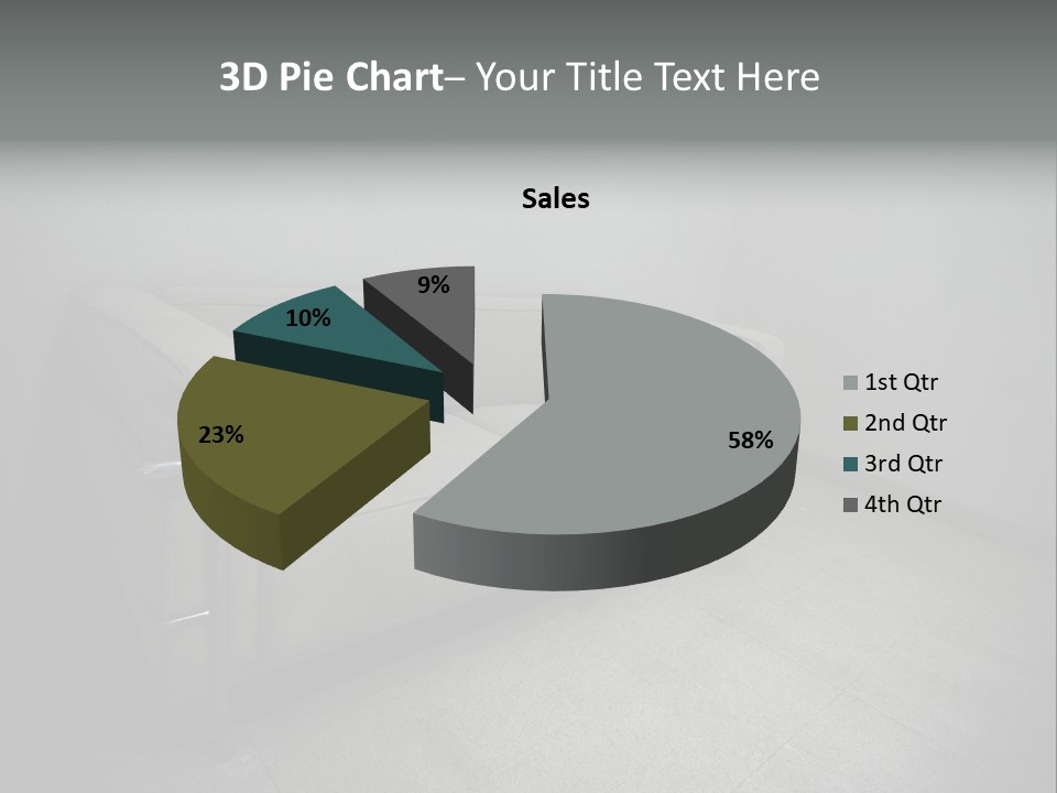 Grungy Chair Eerie PowerPoint Template