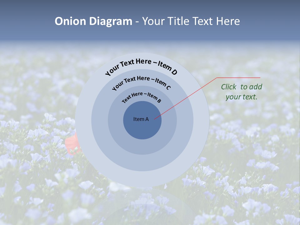 Cereal Flax Focus PowerPoint Template