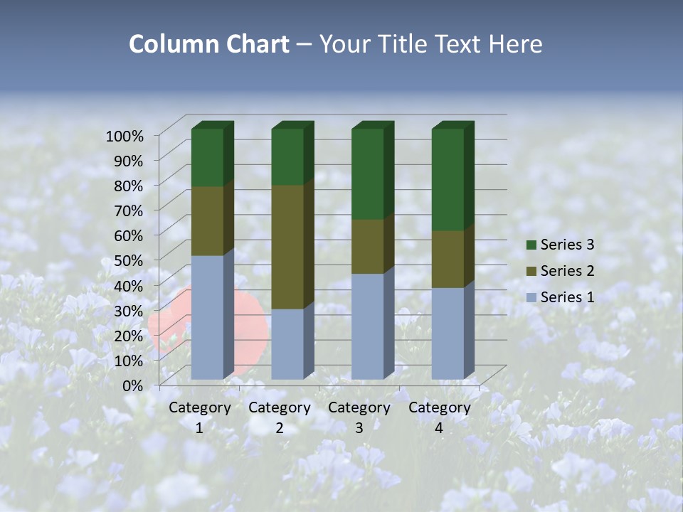 Cereal Flax Focus PowerPoint Template