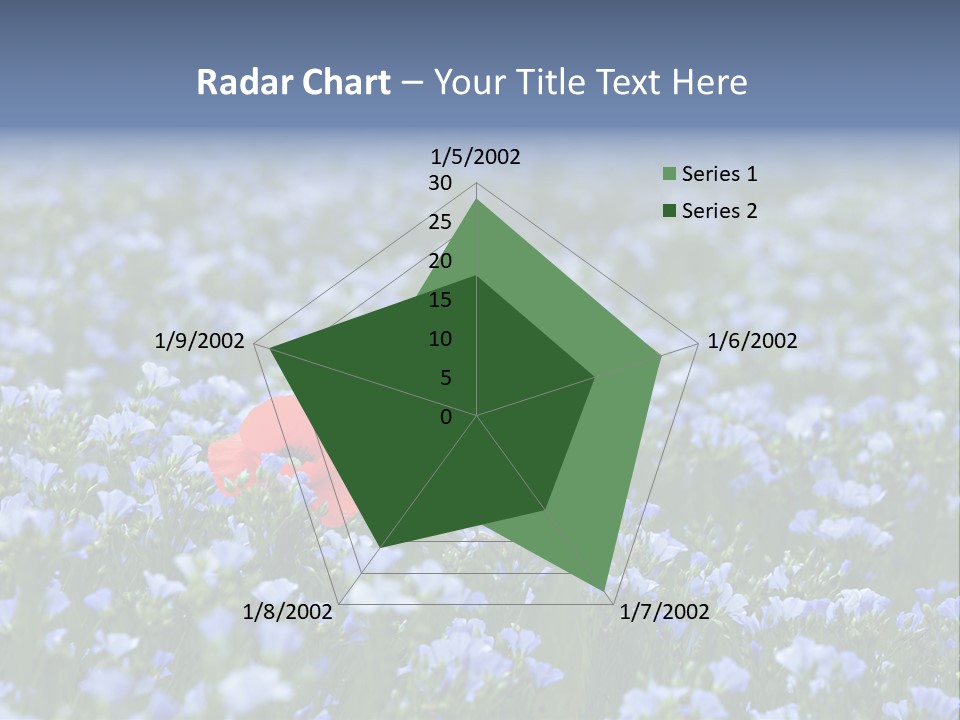 Cereal Flax Focus PowerPoint Template