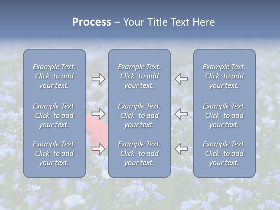 Cereal Flax Focus PowerPoint Template