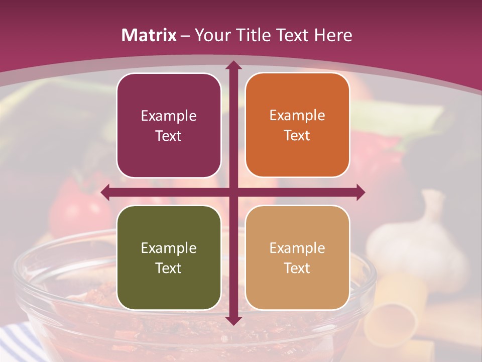 Cuisine Tomato Onion PowerPoint Template