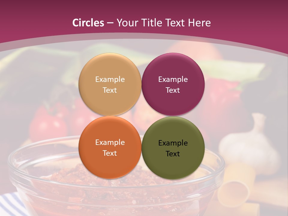 Cuisine Tomato Onion PowerPoint Template