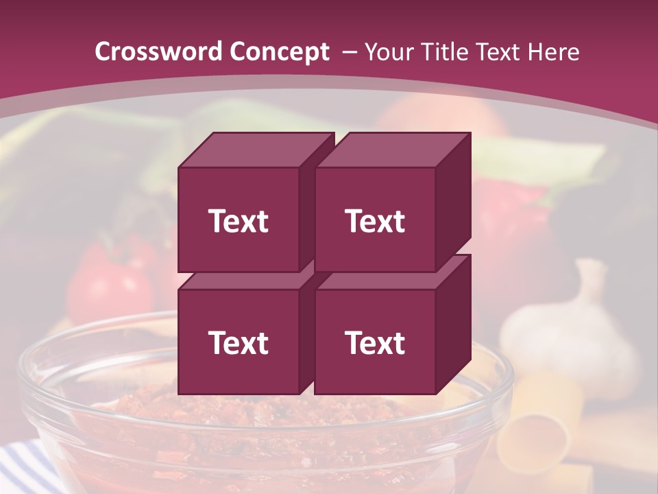 Cuisine Tomato Onion PowerPoint Template