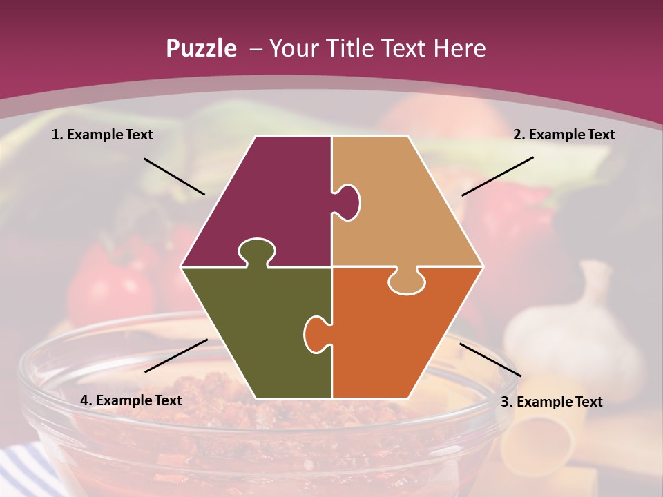 Cuisine Tomato Onion PowerPoint Template