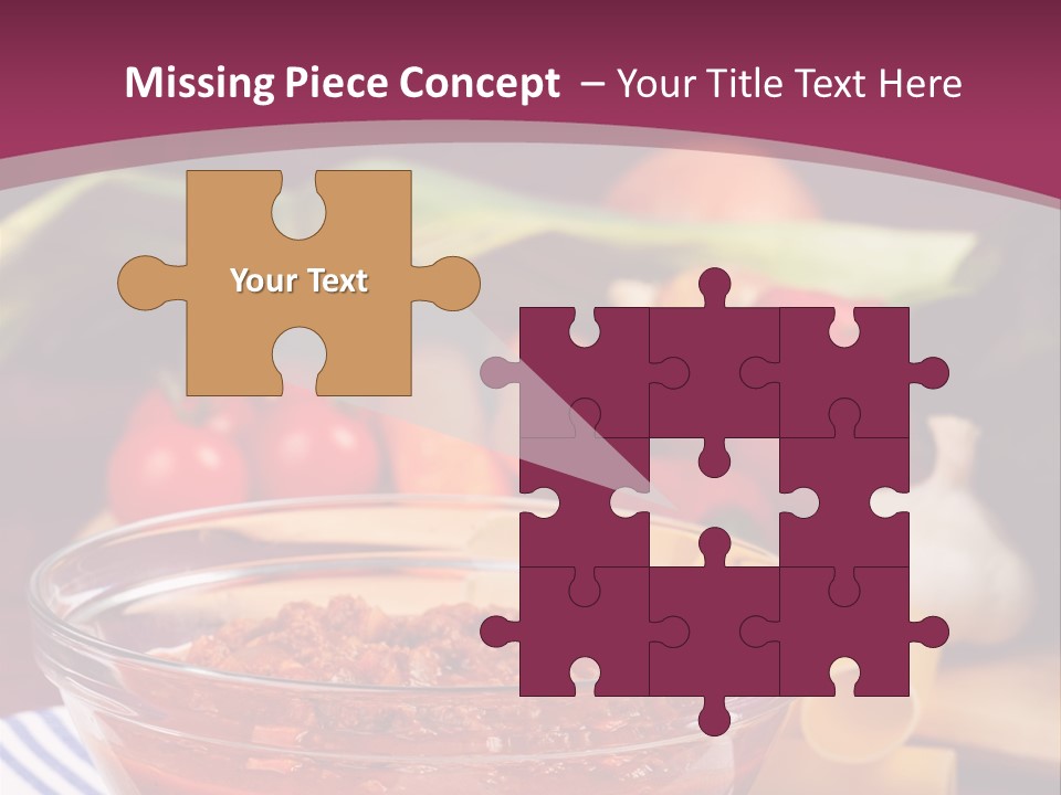 Cuisine Tomato Onion PowerPoint Template