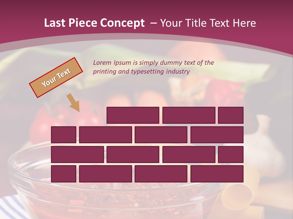 Cuisine Tomato Onion PowerPoint Template