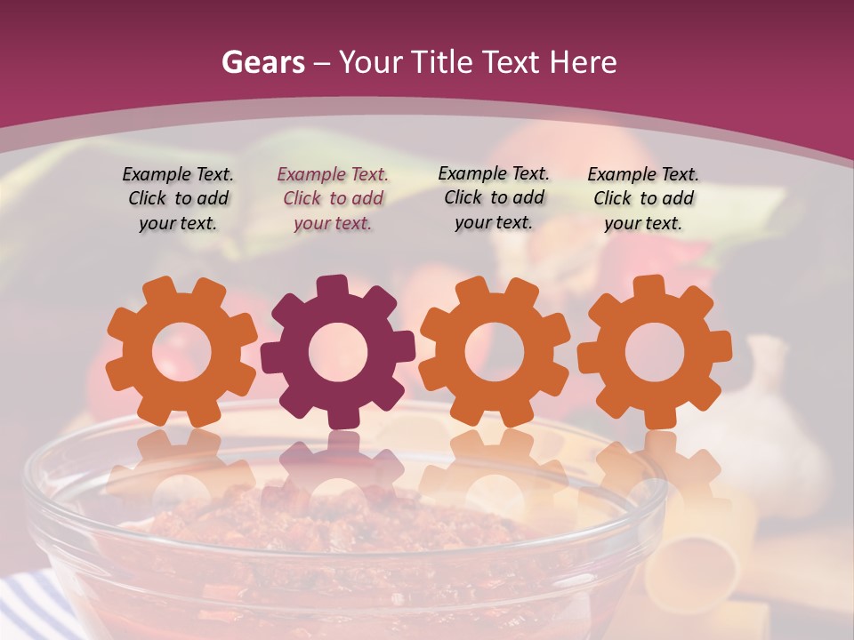 Cuisine Tomato Onion PowerPoint Template