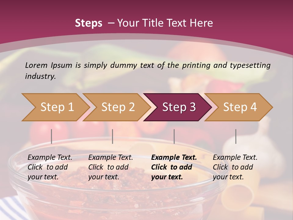 Cuisine Tomato Onion PowerPoint Template