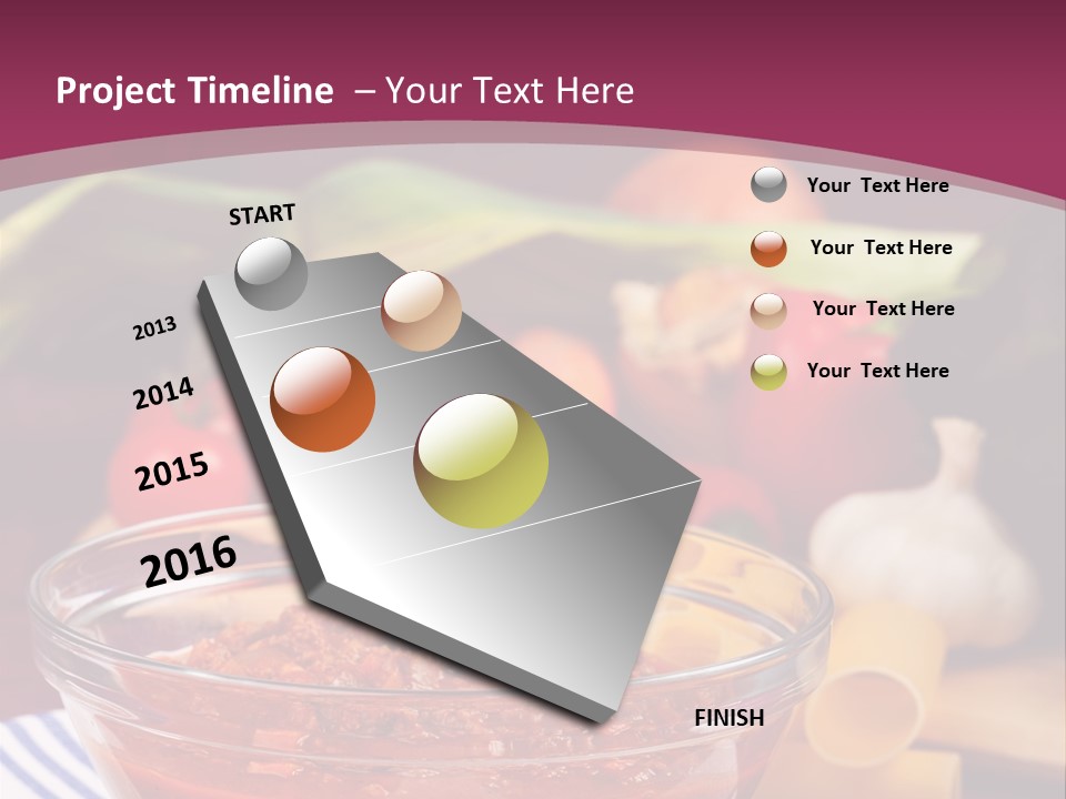 Cuisine Tomato Onion PowerPoint Template