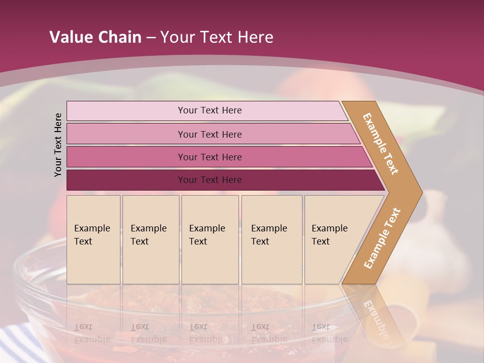 Cuisine Tomato Onion PowerPoint Template