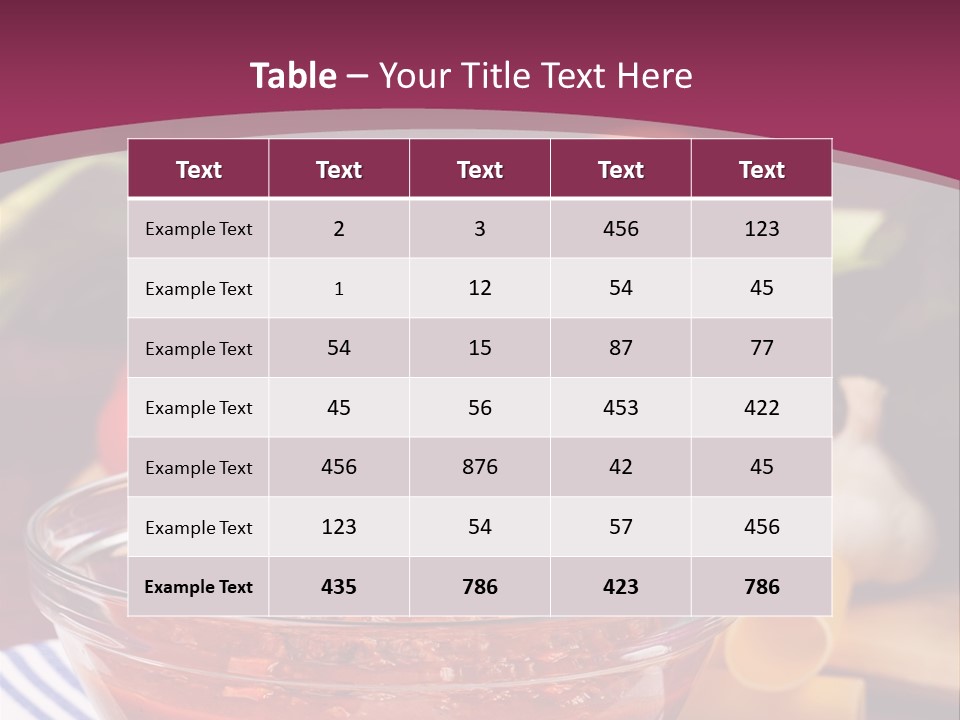 Cuisine Tomato Onion PowerPoint Template