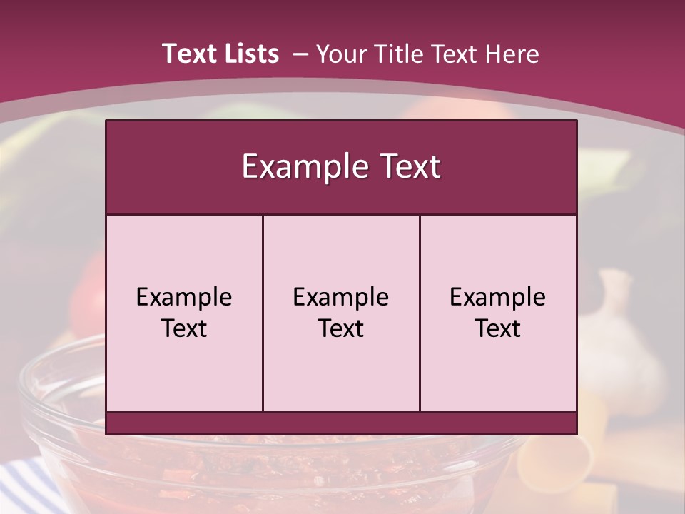 Cuisine Tomato Onion PowerPoint Template