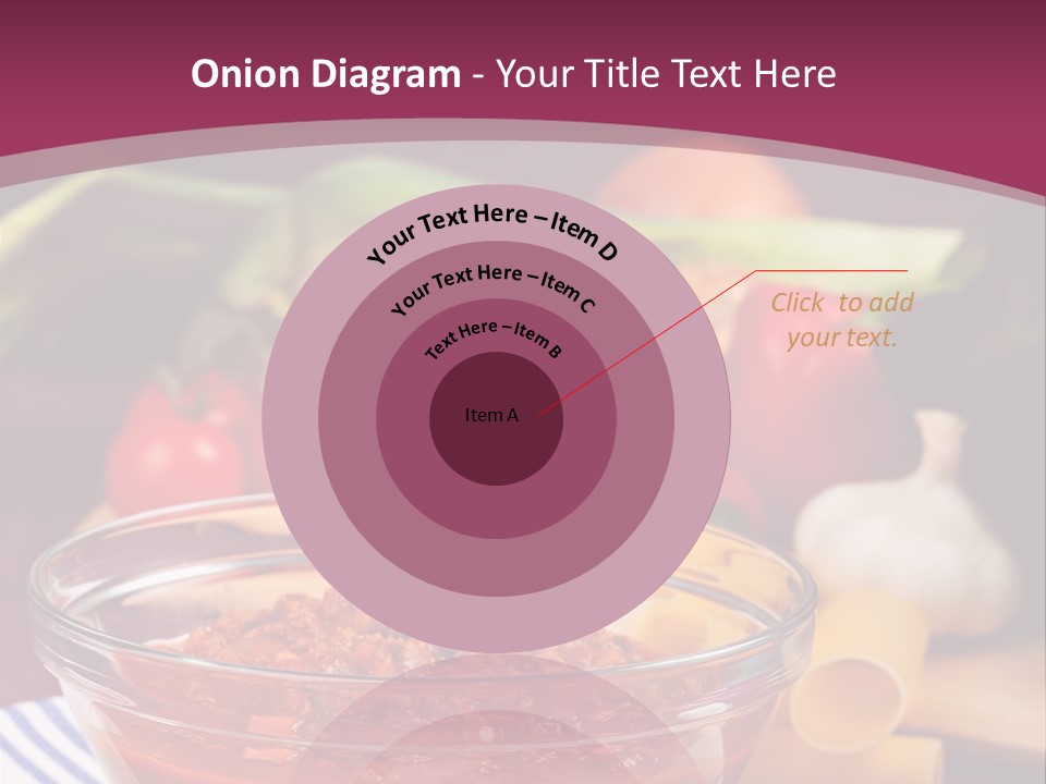 Cuisine Tomato Onion PowerPoint Template