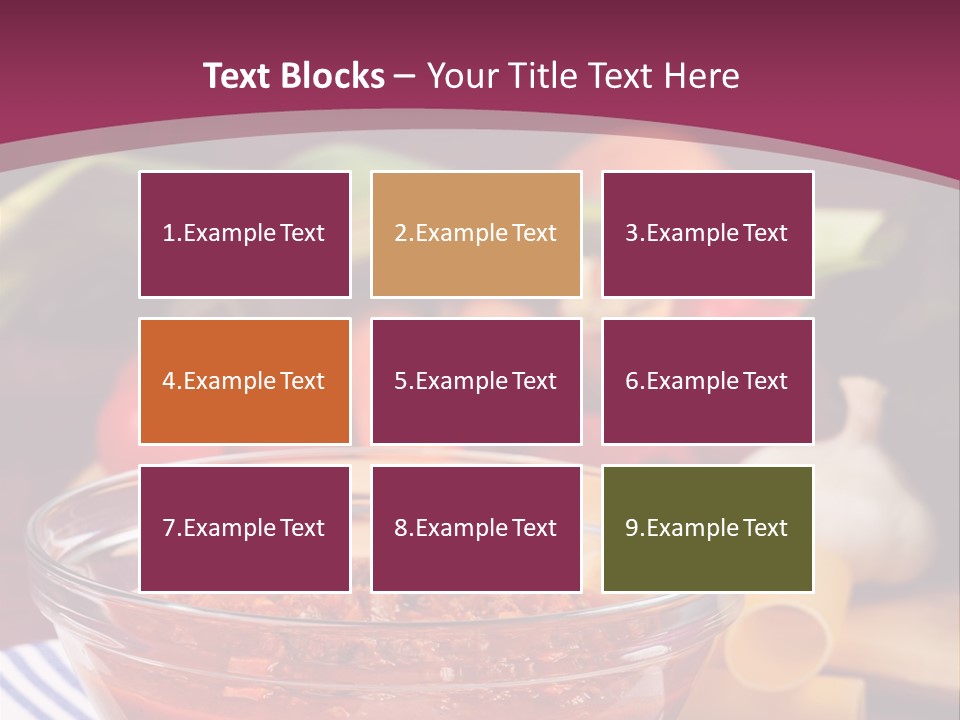 Cuisine Tomato Onion PowerPoint Template