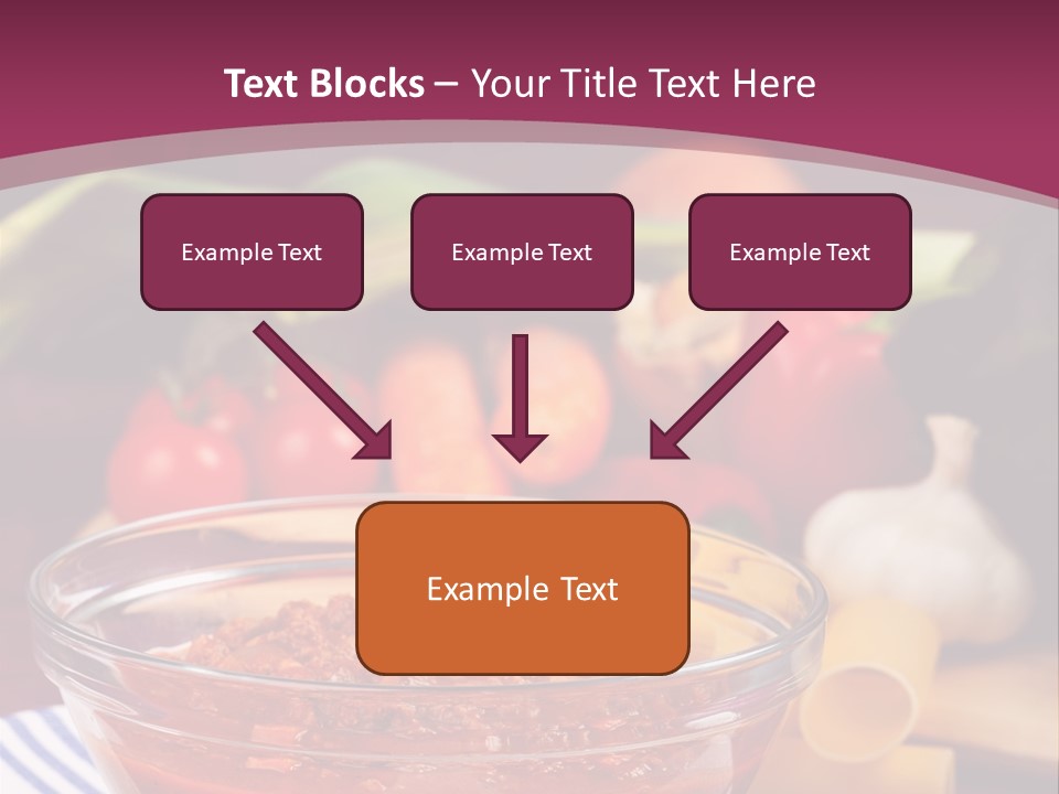 Cuisine Tomato Onion PowerPoint Template