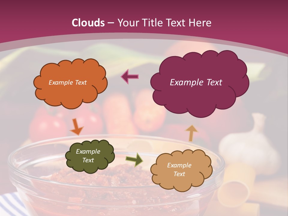 Cuisine Tomato Onion PowerPoint Template