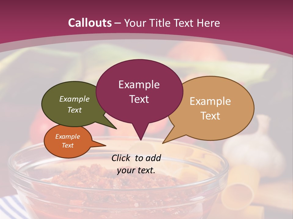 Cuisine Tomato Onion PowerPoint Template