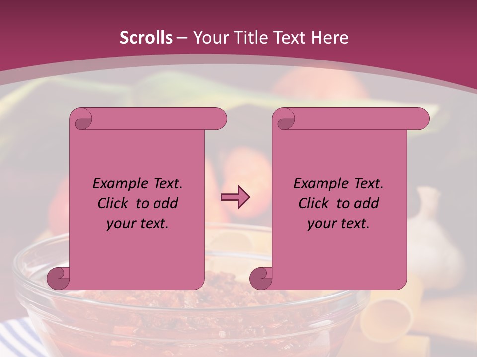 Cuisine Tomato Onion PowerPoint Template