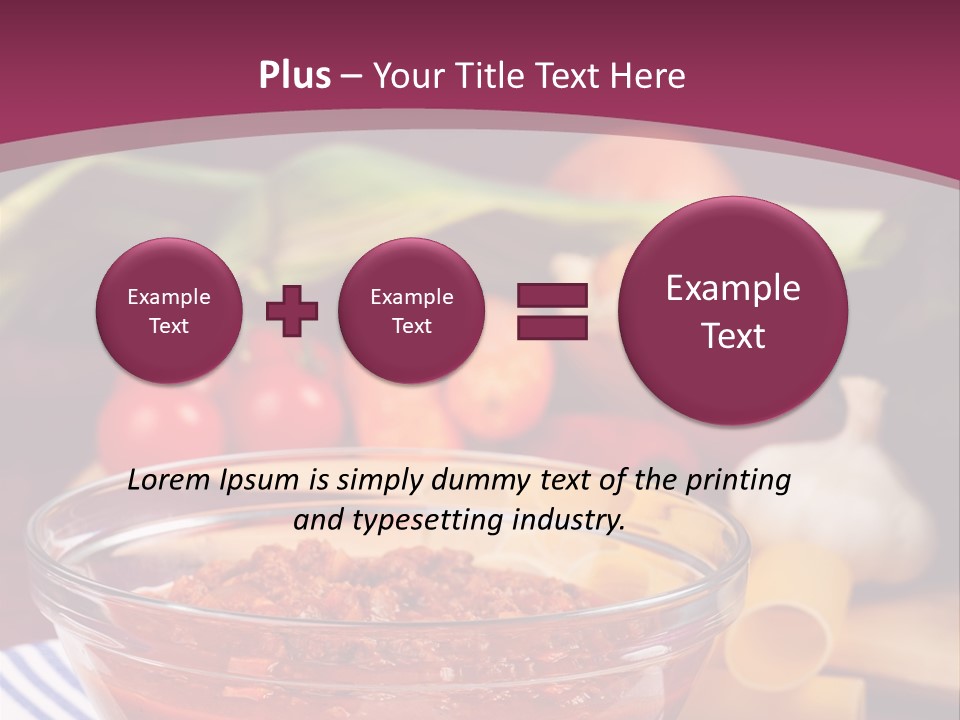 Cuisine Tomato Onion PowerPoint Template