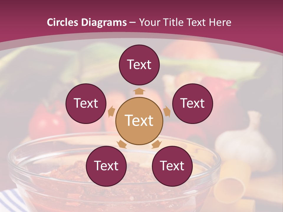 Cuisine Tomato Onion PowerPoint Template