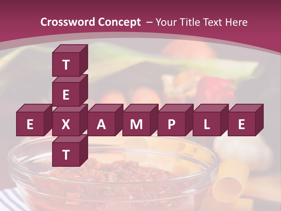 Cuisine Tomato Onion PowerPoint Template