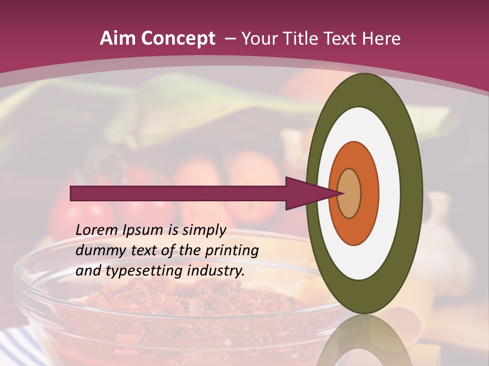 Cuisine Tomato Onion PowerPoint Template