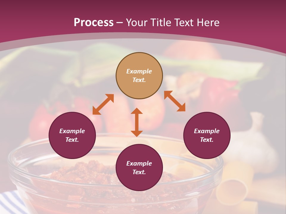 Cuisine Tomato Onion PowerPoint Template