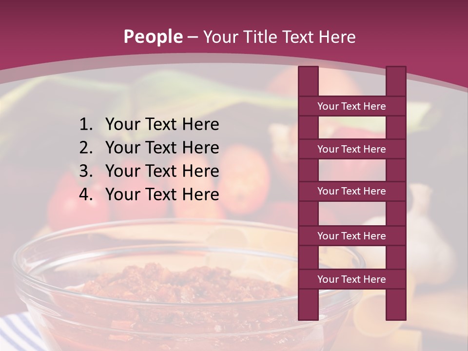 Cuisine Tomato Onion PowerPoint Template