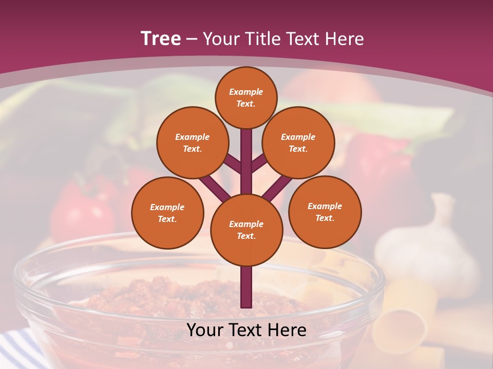 Cuisine Tomato Onion PowerPoint Template