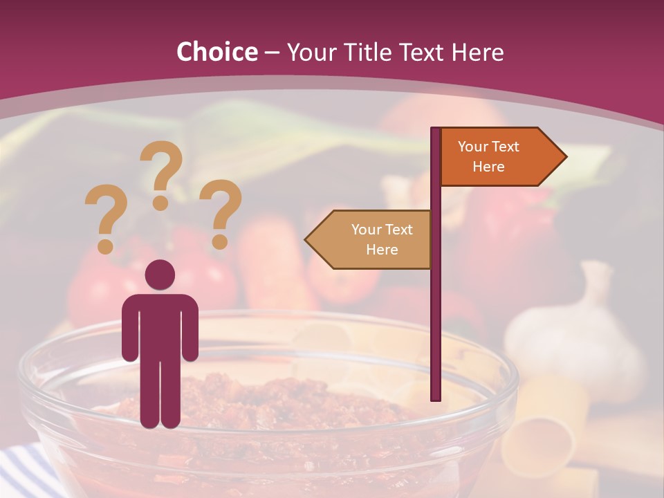 Cuisine Tomato Onion PowerPoint Template