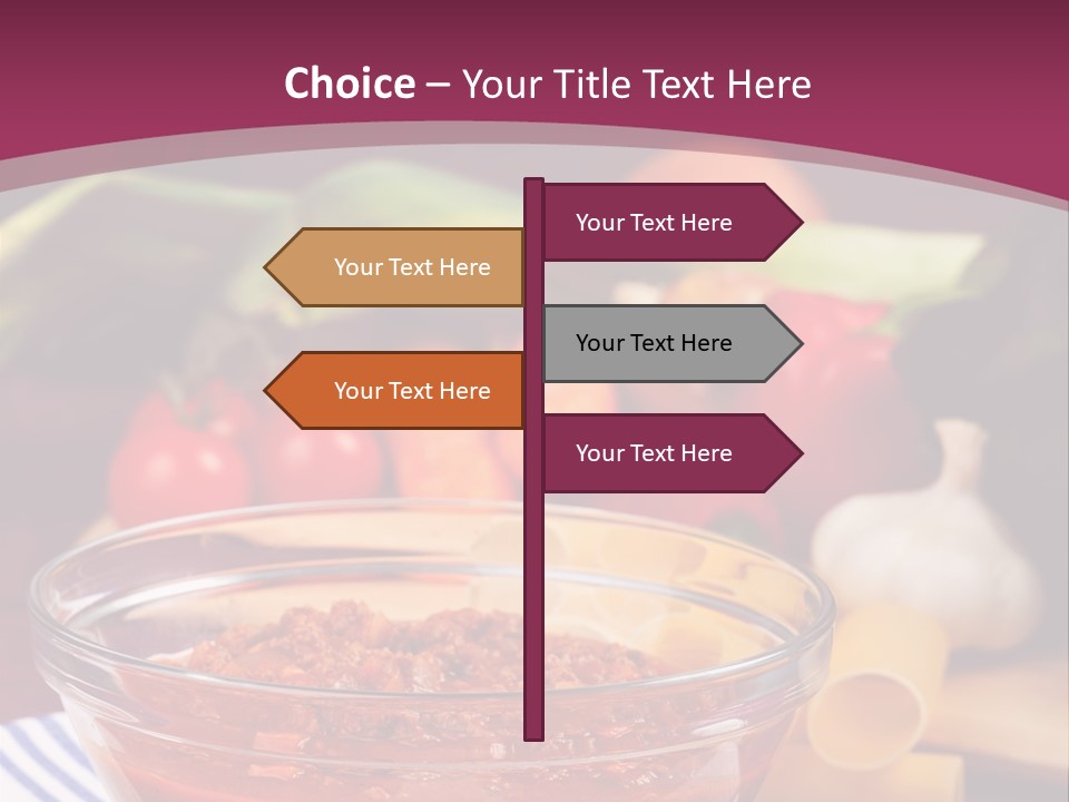 Cuisine Tomato Onion PowerPoint Template