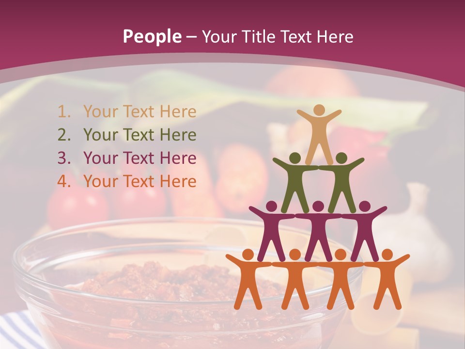 Cuisine Tomato Onion PowerPoint Template