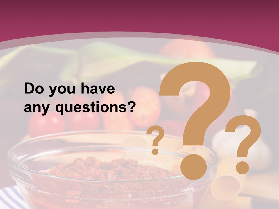 Cuisine Tomato Onion PowerPoint Template