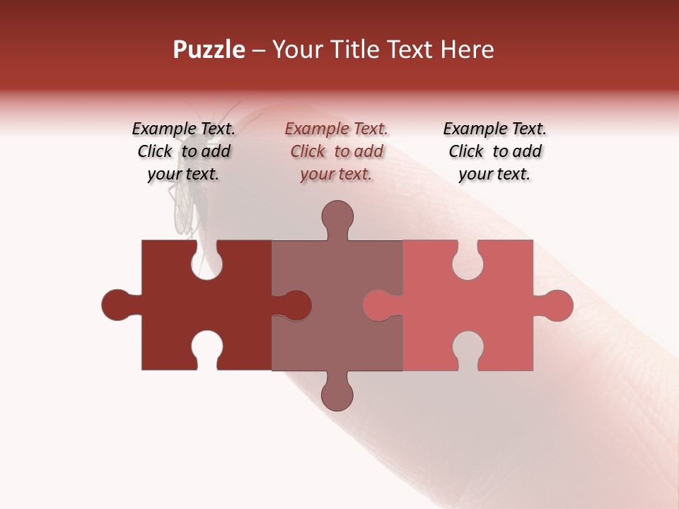 Culex Blood Cutout PowerPoint Template