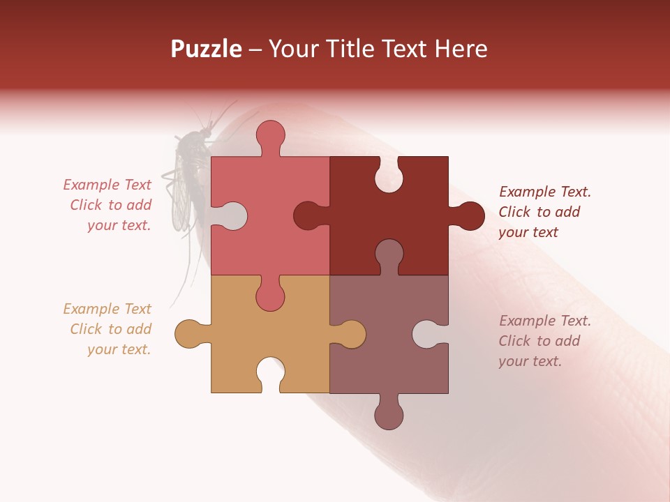 Culex Blood Cutout PowerPoint Template