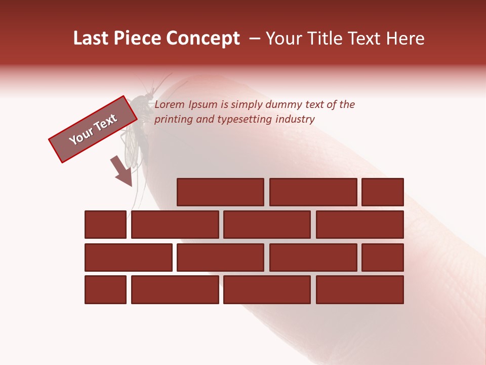 Culex Blood Cutout PowerPoint Template