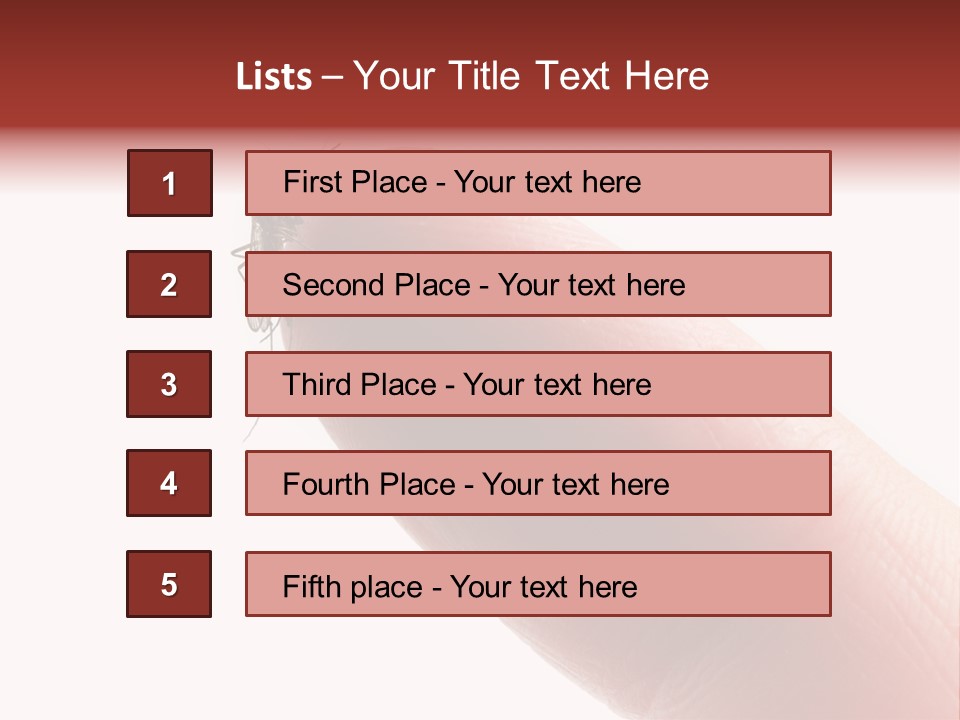 Culex Blood Cutout PowerPoint Template