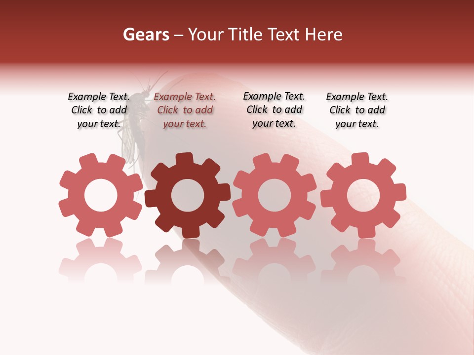 Culex Blood Cutout PowerPoint Template