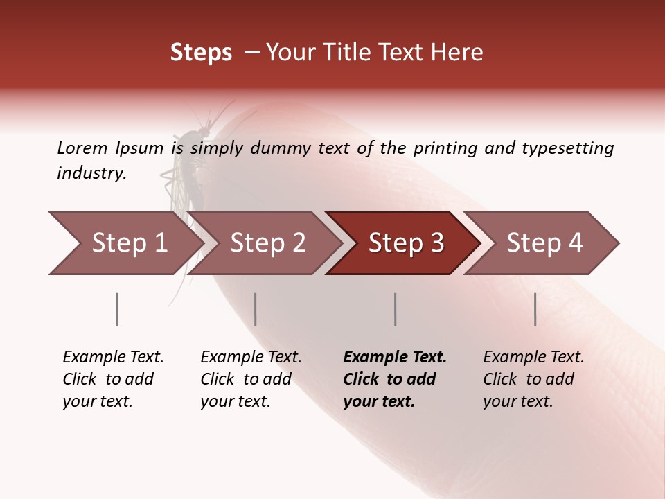 Culex Blood Cutout PowerPoint Template