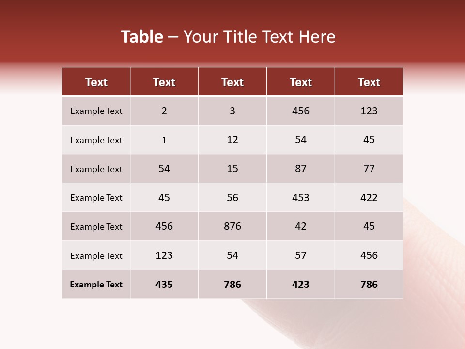 Culex Blood Cutout PowerPoint Template