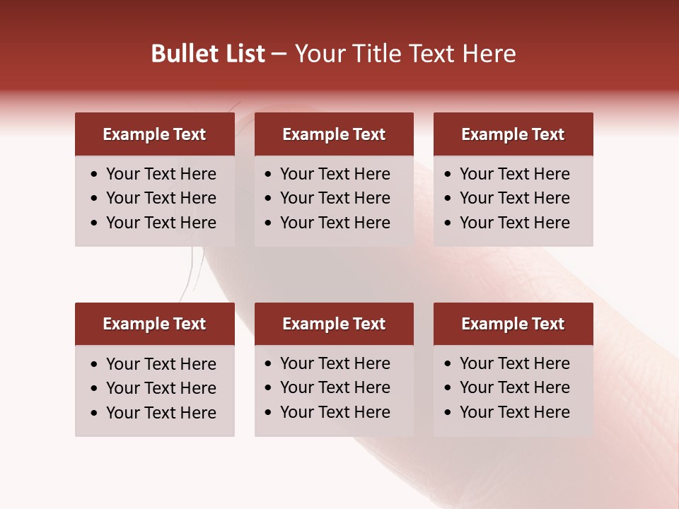 Culex Blood Cutout PowerPoint Template