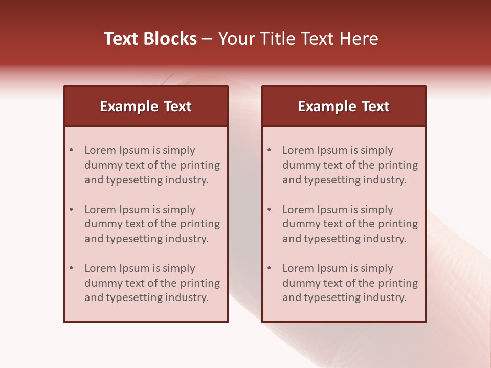 Culex Blood Cutout PowerPoint Template
